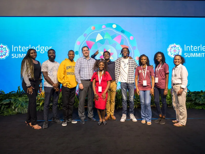 Bowie State students at the 2023 Interledger Summit